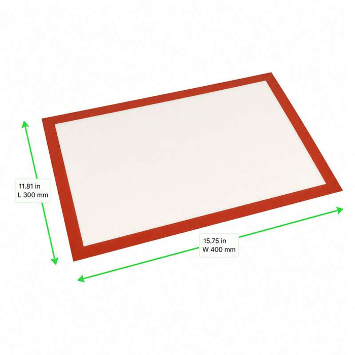 Tapis de cuisson réutilisable en silicone 300x400mm - 5Pcs