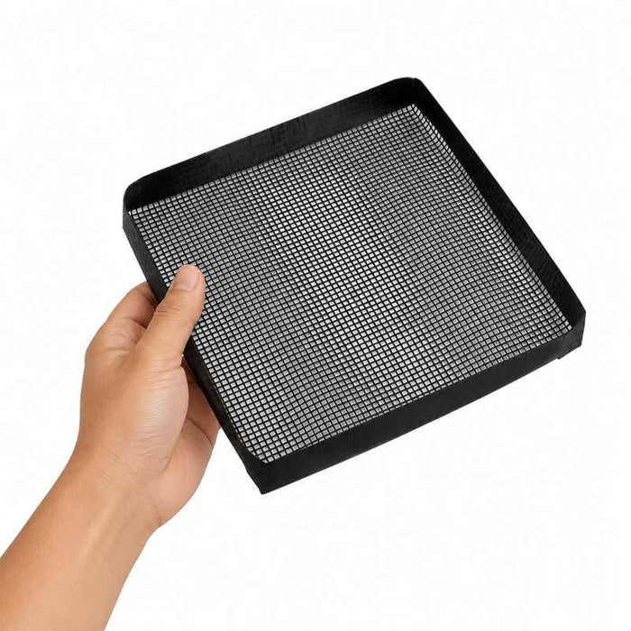 Plaque grillagée à rebords pour barbecue 279x279mm H30mm - 2Pcs
