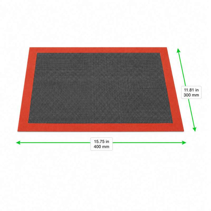Tapis de cuisson réutilisable en silicone "Crisp" 300x400mm - 5Pcs