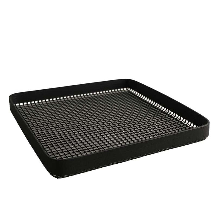 Tapis grillagé à bordure pour barbecue 305x305mm H13mm - 5Pcs