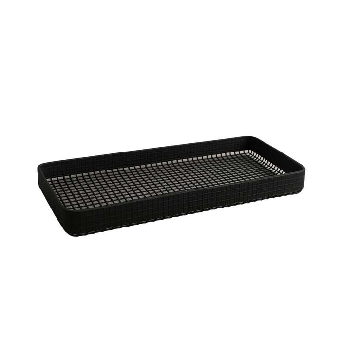Tapis grille de barbecue à rebord 279x140mm H13mm - 2Pcs