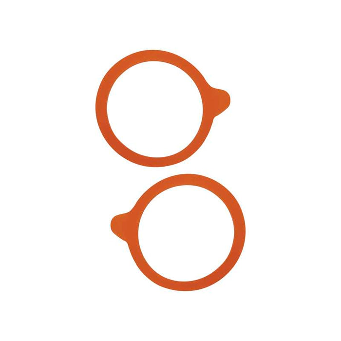 Joint orange de conservation pour bocal Weck 80mm - 10Pcs