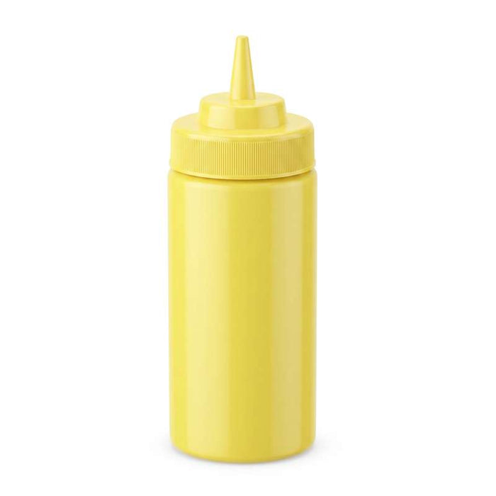 Flacon verseur souple jaune 1 embout H185mm 230ml - 6Pcs