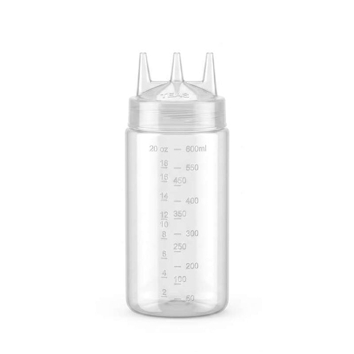 Squeezer souple transparent 3 embouts H185mm 230ml - 6Pcs