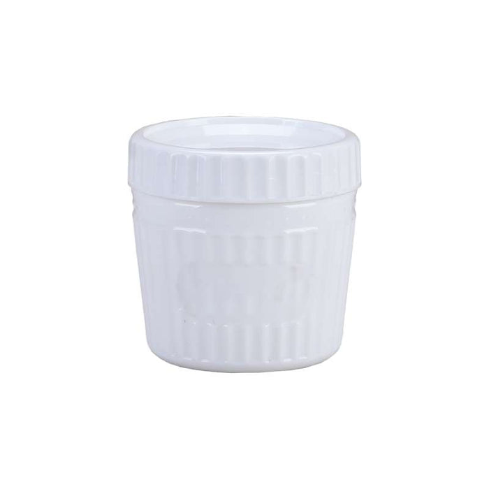 Combo Bol CookShow verre opale + Couv en plastique PP  H96mm 500ml-24Pcs