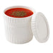 Combo Bol CookShow verre opale + Couv en plastique PP  H96mm 500ml-24Pcs