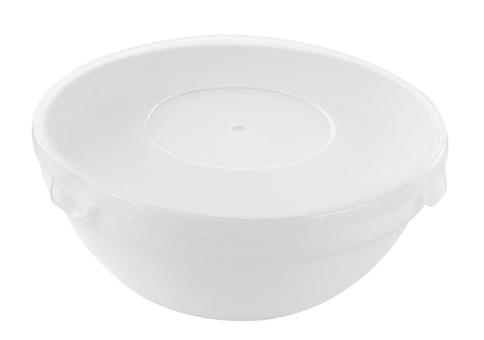 Combo Bol CookShow verre opale + Couv en plastique PP  H50mm 250ml-36Pcs