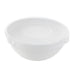Combo Bol CookShow verre opale + Couv en plastique PP  H50mm 250ml-36Pcs