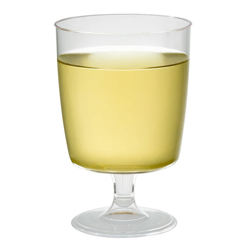 Verre à vin réutilisable plastique PS  H100mm 150ml - 300Pcs