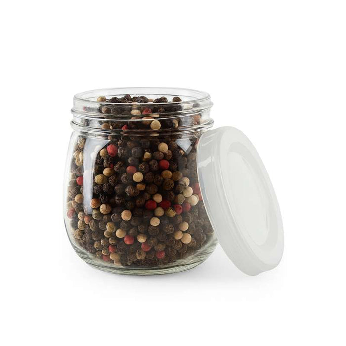 Bocal sphérique en verre "Bokojar" avec couvercle PP Ø62mm H70mm 200ml - 20Pcs