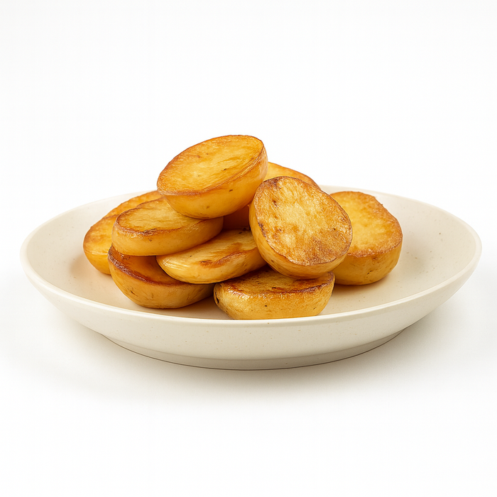 HUSKLY Assiette réemployable composite beige  H30mm-96Pcs