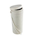 Bouteille réemployable en composite beige avec couvercle  H165mm 310ml-40Pcs