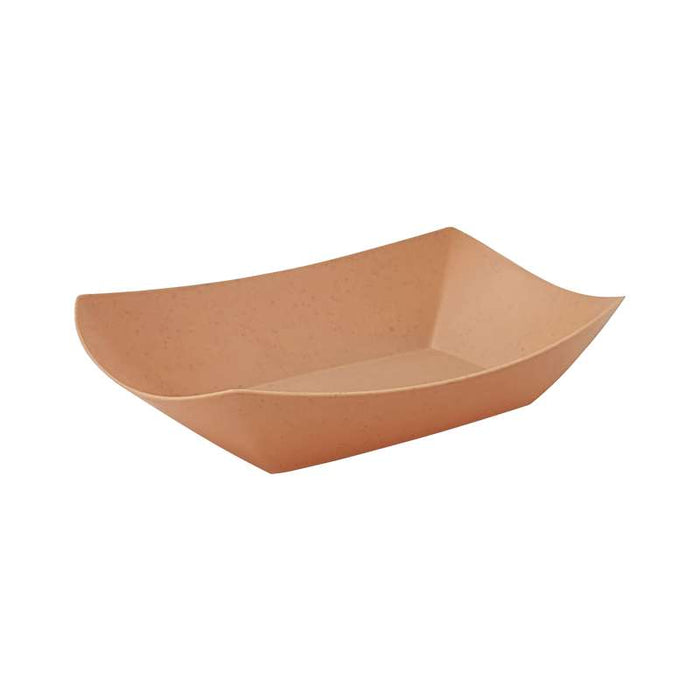 Barquette Bateau kraft réutilisable 218x155mm H40mm-10Pcs