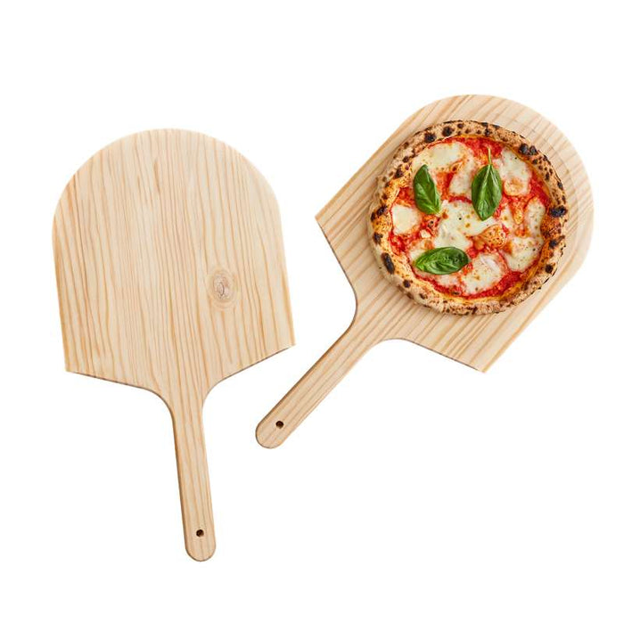 Pelle à pizza en bois 558,8x300mm H12mm-2Pcs