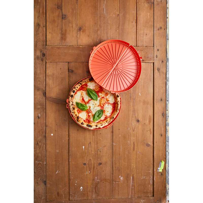 Boîte à pizza ronde réemployable Ø260mm H28mm - 12Pcs