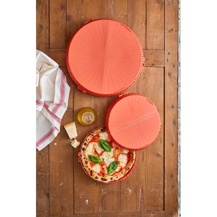 Boîte à pizza ronde réemployable Ø260mm H28mm - 12Pcs