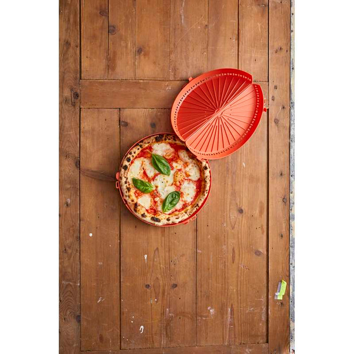 Boîte à pizza ronde réemployable Ø260mm H28mm - 12Pcs