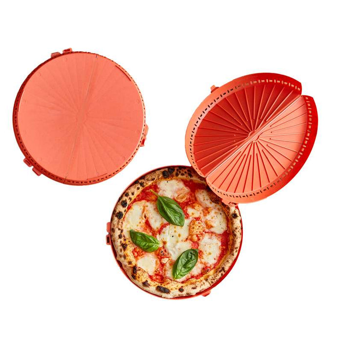Boîte à pizza ronde réemployable Ø260mm H28mm - 12Pcs