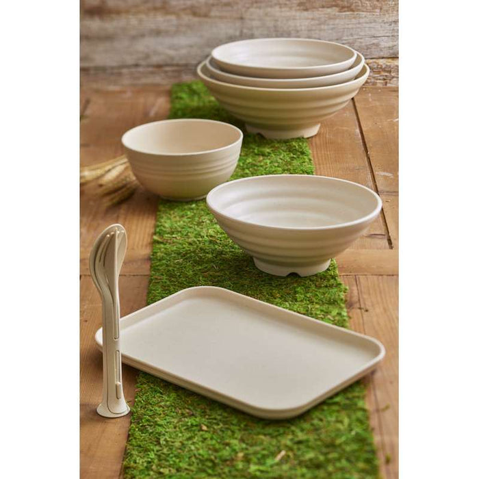 Plateau réemployable en composite beige 240x170mm H16mm-40Pcs