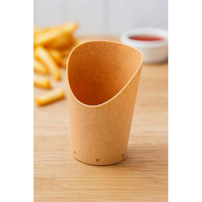 Kraft wrap cup with 6 holes for ventilation  H118mm 220ml-10Pcs