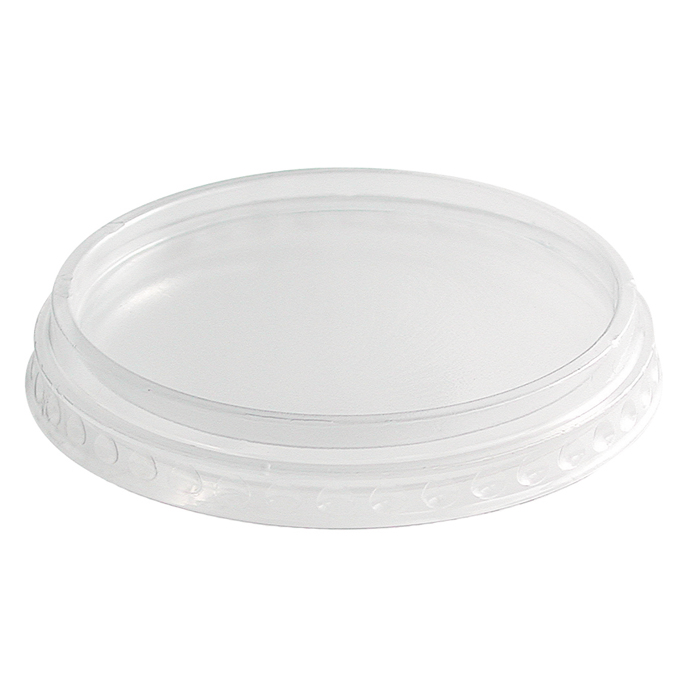 Tapa plana de plástico transparente para 210COUP125 Ø95mm - 25Uds