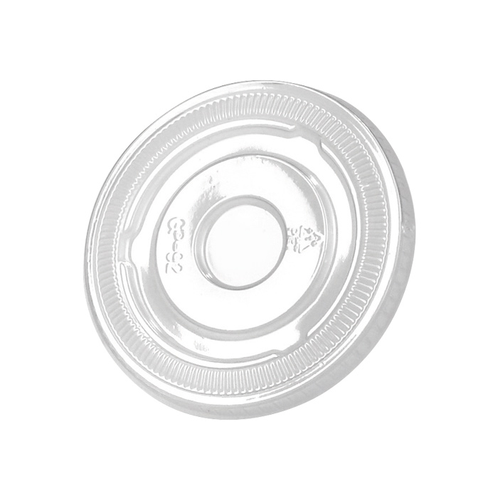 Couvercle plat transparent en plastique PET  H10mm-1000Pcs