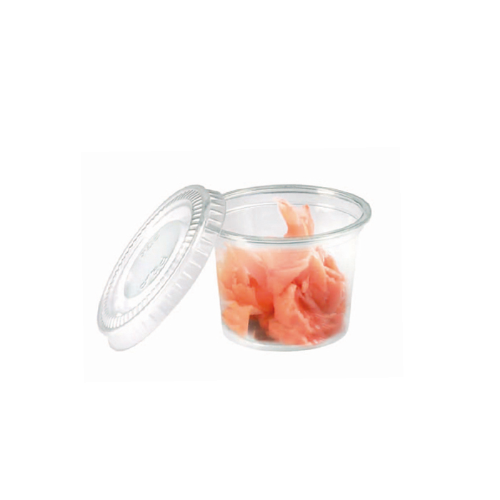 Pot plastique PET transparent  H43mm 30ml-5000Pcs