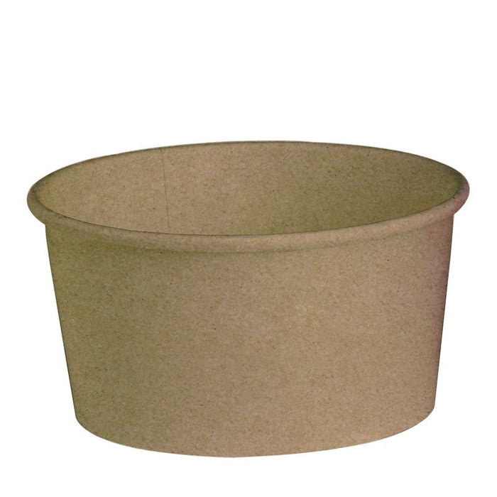 Ensaladera redonda multiusos BUCKATY cartón kraft 1000ml Ø150mm A75mm - 45Uds
