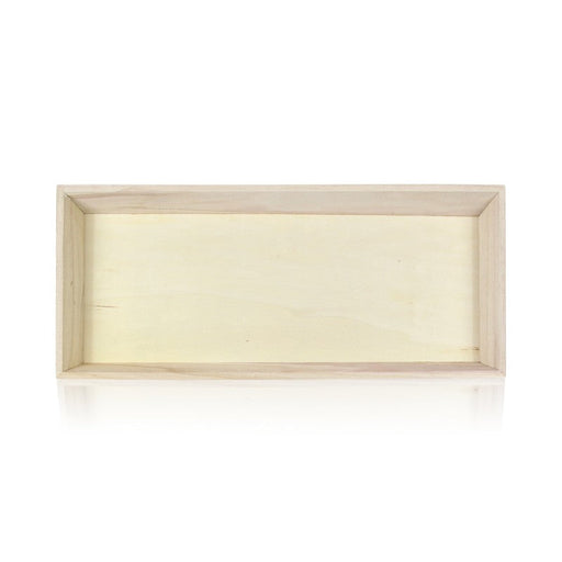 Bandeja rectangular de madera Noa 390x150mm A40mm - 10Uds