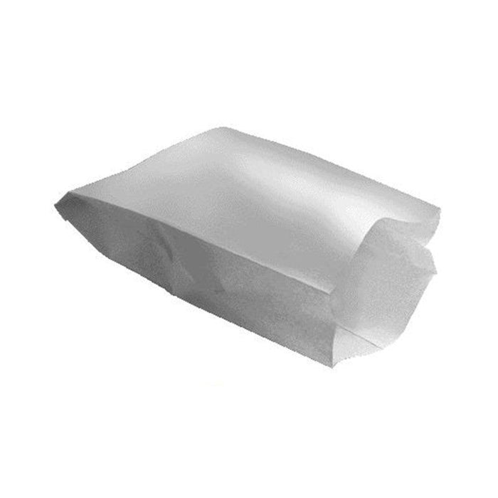 Sac papier laminé blanc pour part de pizza  170x60mm H280mm-500Pcs