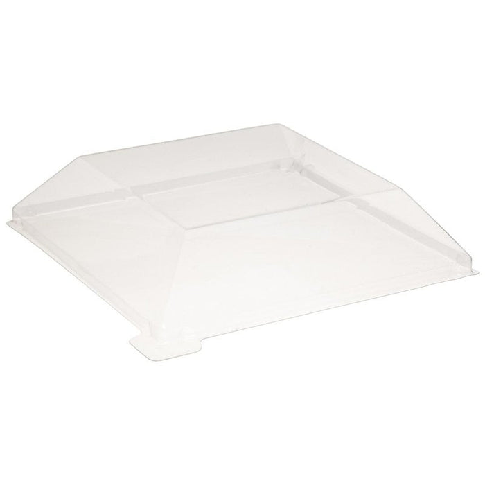 Barquette carrée en bois "Samouraï" 132x131mm H19mm-100Pcs