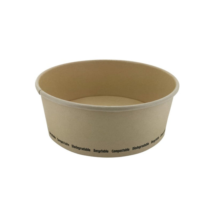 Saladier rond en carton fibre de bambou "Buckaty"   H60mm 750ml-360Pcs