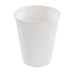Vaso de postre blanco elaborado con pulpa de caña de azúcar 260ml A90mm - 50Uds
