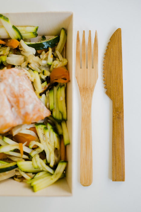 Fourchette bambou   H160mm-250Pcs