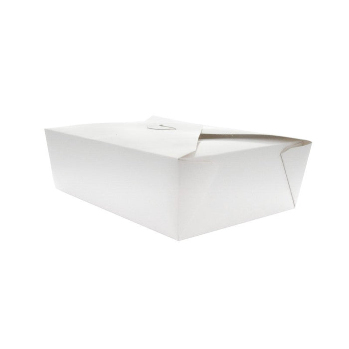 Boite repas carton blanc  217x160mm H67mm 2000ml-200Pcs