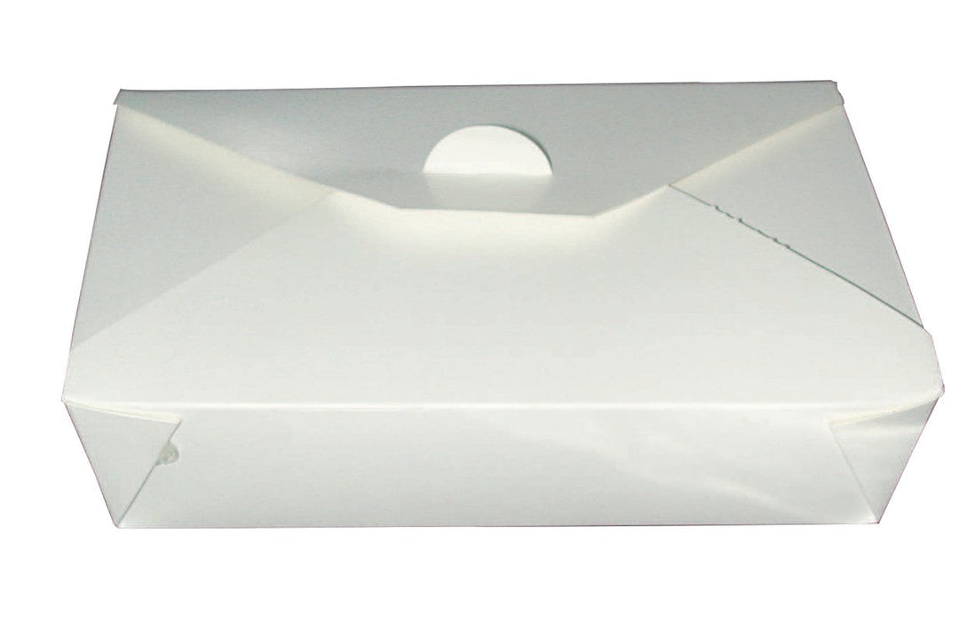 Boite repas carton blanc  217x160mm H50mm 1450ml-200Pcs