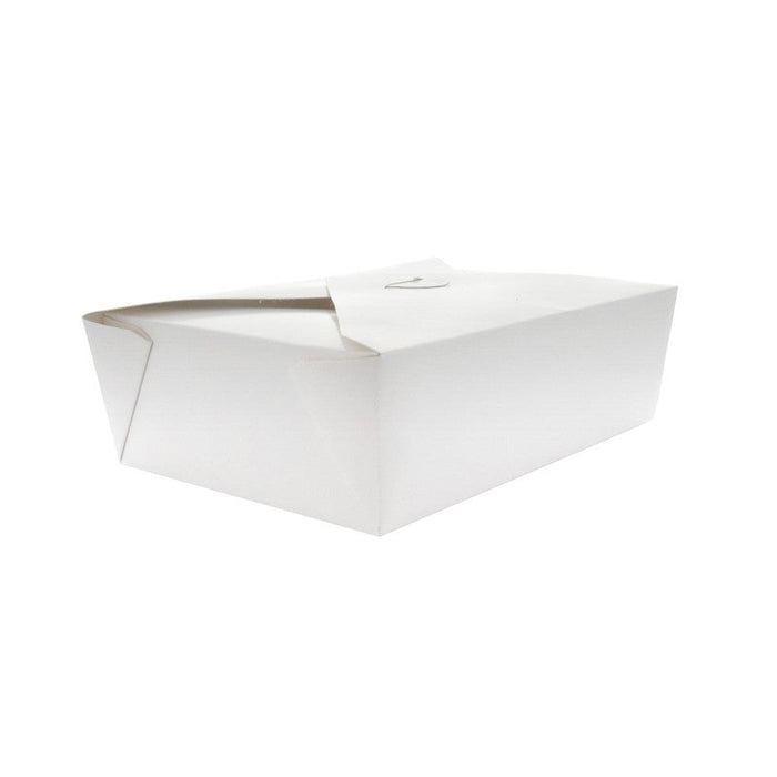 Boite repas carton blanc  217x160mm H50mm 1450ml-200Pcs