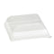 Couvercle BioNchic dôme transparent en plastique PET 112x112mm H36mm-100Pcs