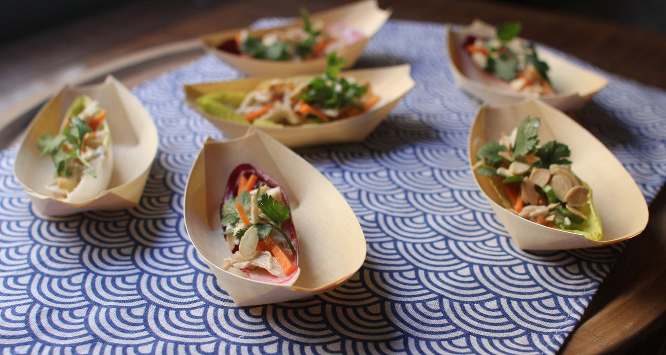 Barquette bateau bois  310x120mm H50mm-1000Pcs