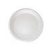 Plato redondo de caña de azúcar blanco Ø180mm - 125Uds
