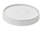 Couvercle plat blanc en carton kraft perforé pour la vapeur  H15mm-500Pcs
