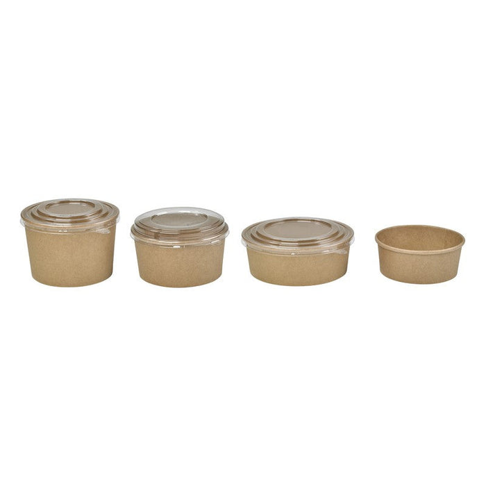 Saladier rond en carton kraft "Buckaty"   H66mm 1500ml-300Pcs