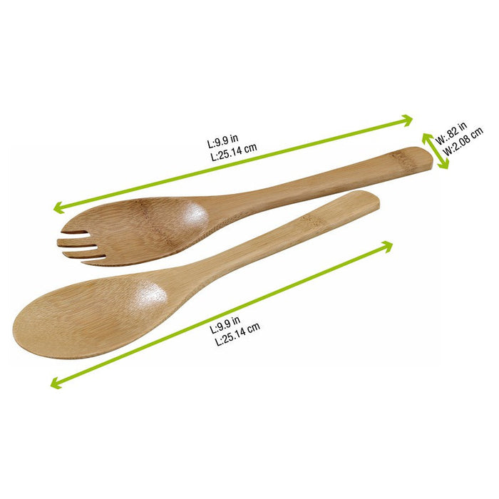 Set de 2 couverts à service bambou   H250mm-50Pcs
