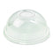 Couvercle PET transparent dôme avec trou   H45mm-1000Pcs