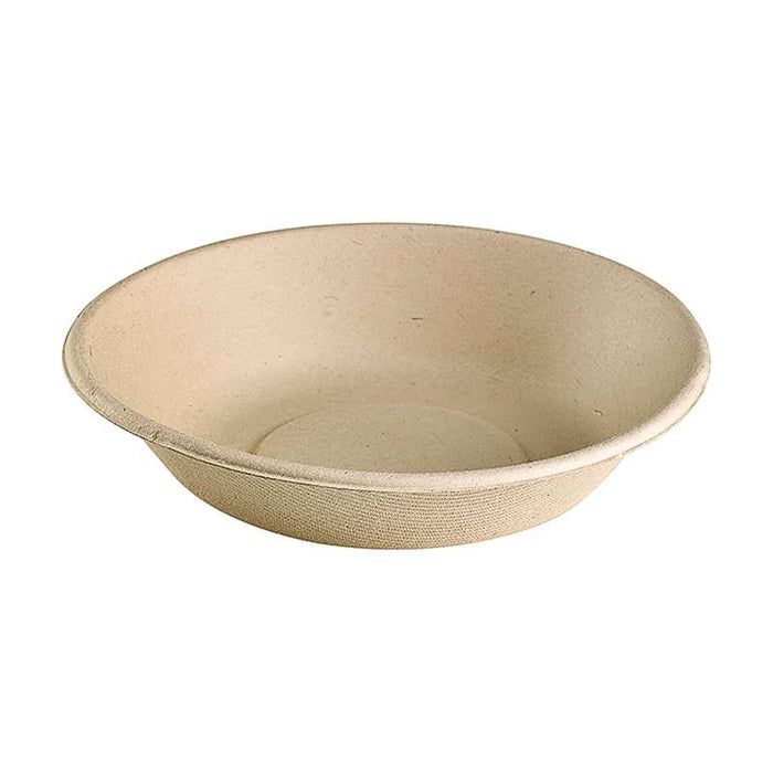 Bol en pulpe brune rond Ø160mm H36mm 410ml - 300Pcs