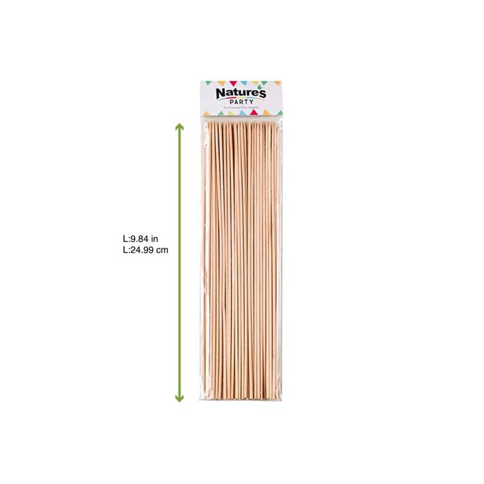 Pique à brochette ronde en bambou 250mm - 5000Pcs