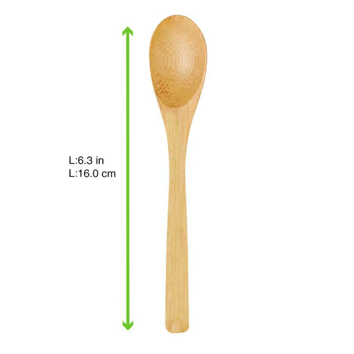 Cuillère jetable « Bambi » en bambou 160mm - 96Pcs