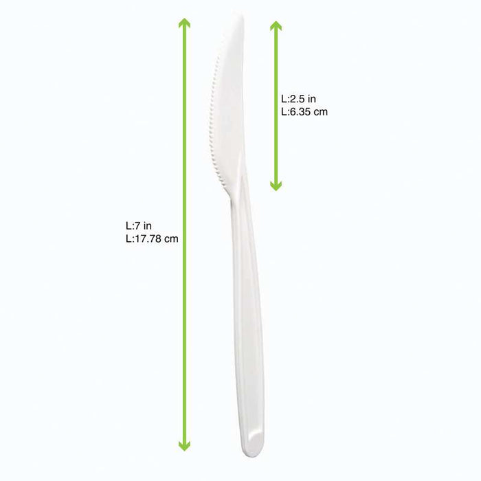Couteau PLA blanc    H180mm-576Pcs
