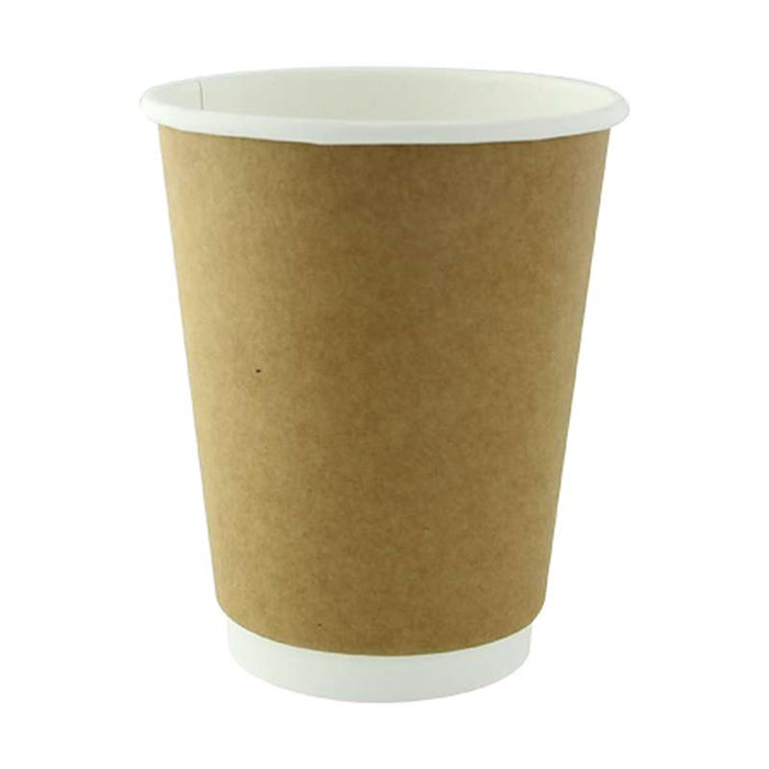 Gobelet carton laminé PLA double paroi  H110mm 340ml - 300Pcs