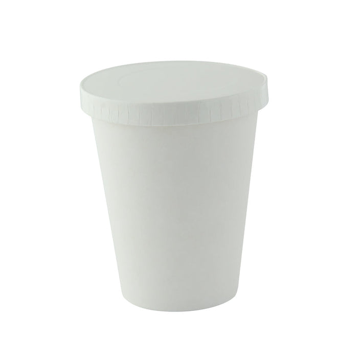 Couvercle carton blanc chaud et froid  H11mm-1000Pcs